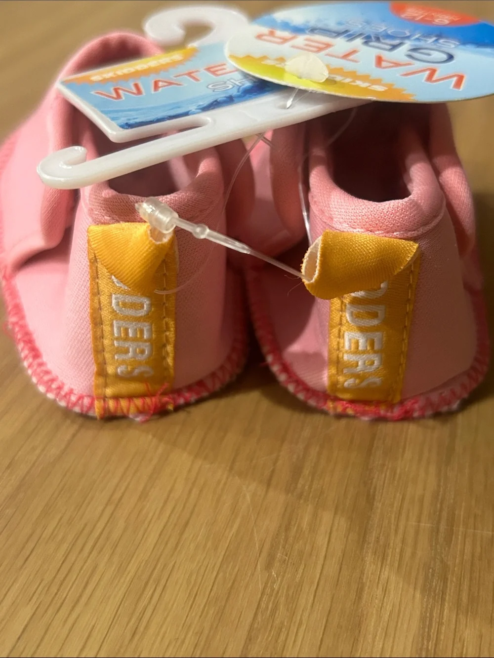 Skidders Pink Hibiscus Water Grip Shoes for Babies (6-12 Months)